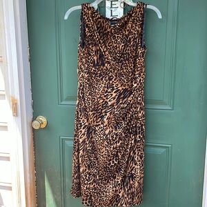 🐆HP!🐆 New Directions leopard print empire waist dress